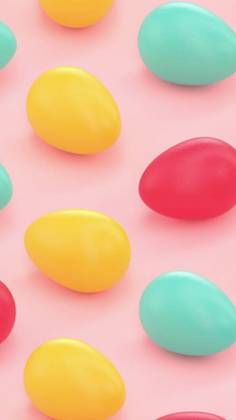 Pink and Green Gradient Easter Animated Mobile Video