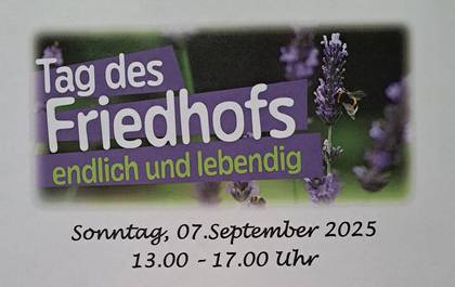 Friedhofstag Friedhofstag 2025