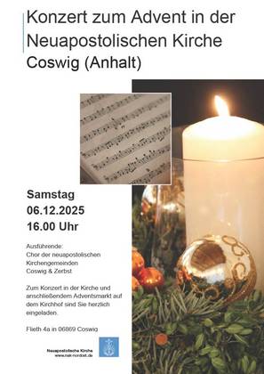 Konzert zum Advent Plakat 1 Singen