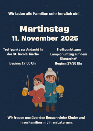 Plakat Sankt Martinstag