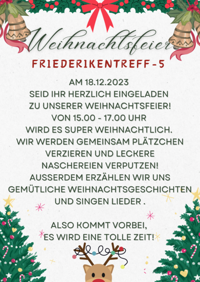 Plakat Advent Friederike