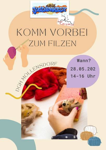 Filzen! MoJa 28.05 Möllensdorf Filzen