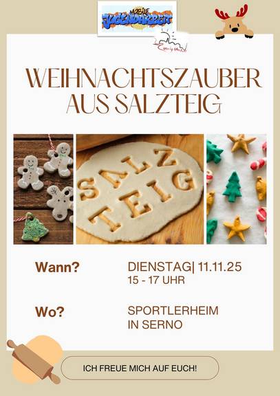 Winterzauber aus Salzteig MoJa 11.11 Serno Salzteig