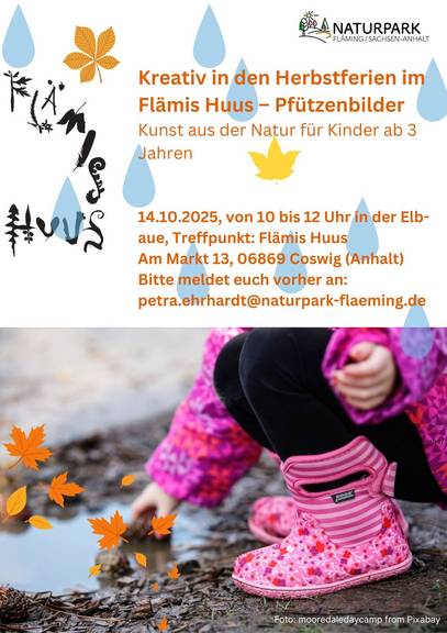 Pfützenbilder! 14.10. Flämis Huus Pfützenbilder
