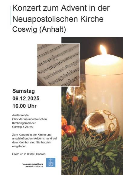 Konzert zum Advent Plakat 1 Singen
