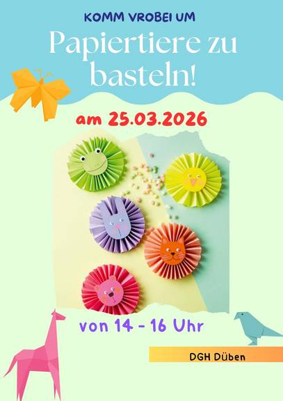 MoJa 25.03 Düben Papiertiere