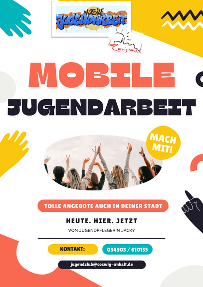 Mobile Jugendarbeit Plakat MoJa