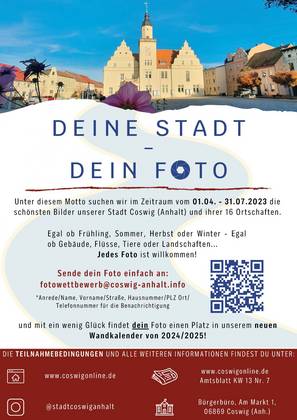 Plakat Fotowettbewerb Wandkalender