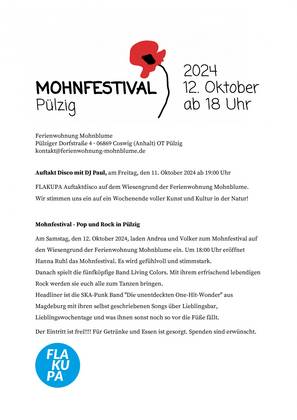 Mohnfestival Pülzig Mohnfestival Pülzig 2024