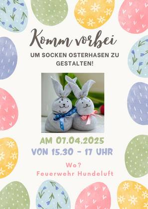 MoJa 07.04 Hundeluft SockenOsterhasen