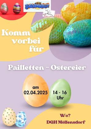 MoJa 02.04 Möllensdorf Pailleten Ostereier