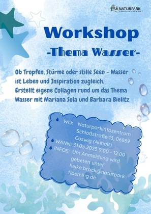 Wasser Workshop flyer