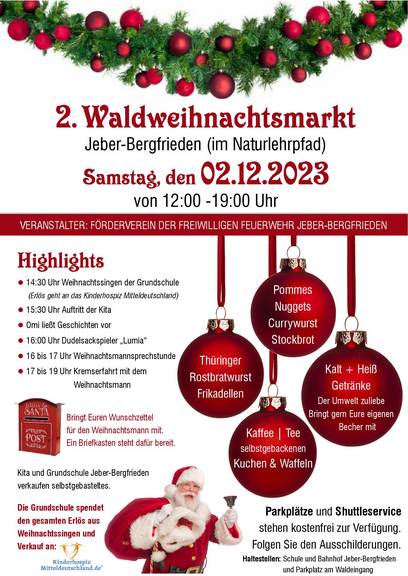 2. Waldweihnachtsmarkt Flyer 2023 001