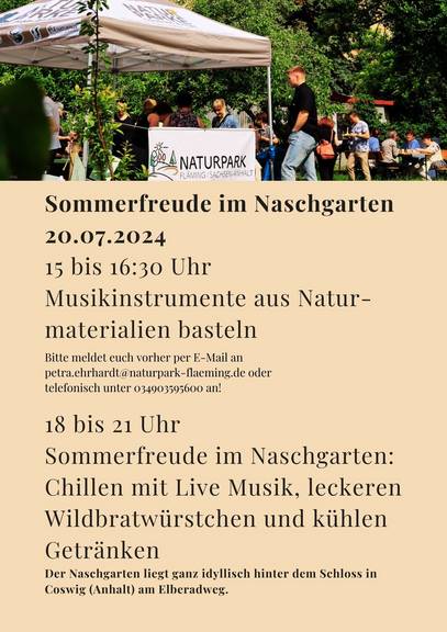 Sommerfest 20.07.2024 Sommerfreude im Naschgarten