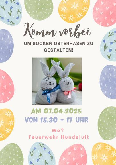 MoJa 07.04 Hundeluft SockenOsterhasen