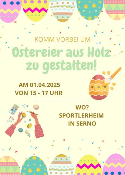 Ostereier gestalten MoJa 01.04 Serno Ostereier aus Holz