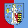 Die Flagge der Stadt Coswig (Anhalt)